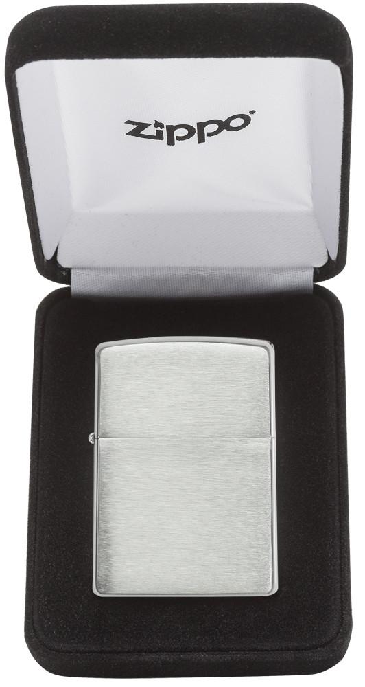 Zippo Armor Brushed Sterling Silver Zippo